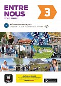 Entre nous 3 (B1) Tout en un – Éd. hybride – Livre de l´éleve + Cahier d´exercices+ Espacevirtuel (12 mois)