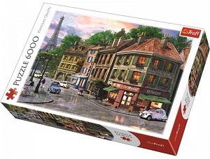 Trefl Puzzle Ulice Paříže / 6000 dílků
