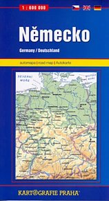 Německo, 1:600 000 (automapa)