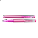 UNI gumovatelné pero s víčkem UF-222, 0,7 mm, růžové