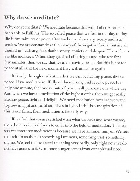 Náhled Meditation, 1.  vydání