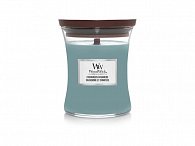 WoodWick Evergreen Cashmere svíčka váza 275g