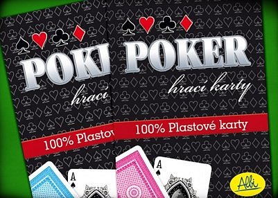 Náhled Poker plastové karty červené