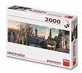 Puzzle panoramic 2000 dílků Paříž koláž