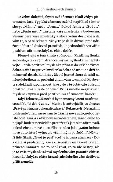 Náhled 21 dní mistrovských afirmací
