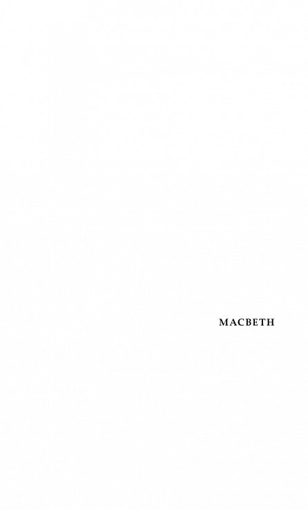 Náhled Macbeth, 1.  vydání