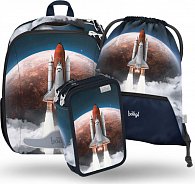 BAAGL Set 3 ks Shelly - Space Shuttle (aktovka, penál, sáček)
