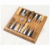 Mini bambus Backgammon