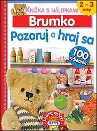 Knižka s nálepkami Brumko Pozoruj a hraj sa