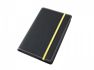 Kožený obal na diář Moleskine S 14 x 9 cm - kůže černá hladká