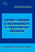 Vzory podaní a rozhodnutí v trestných veciach