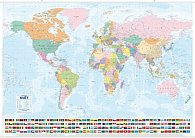 Svět - nástěnná politická mapa 1:22 000 000, 12.  vydání