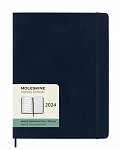 Moleskine Plánovací zápisník 2025 modrý XL, měkký