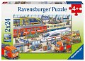 Ravensburger Puzzle - Vlakové nádraží 2 x 24 dílků