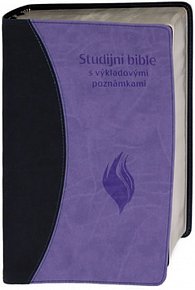 Studijní bible (fialová) s výkladovými poznámkami
