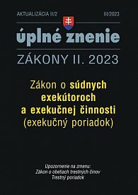 Aktualizácia II/2 2023  – Exekučný poriadok