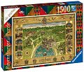 Ravensburger Puzzle - Mapa Bradavic 1500 dílků