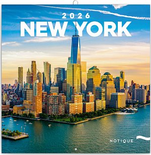 Kalendář 2026 poznámkový: New York, 30 x 30 cm