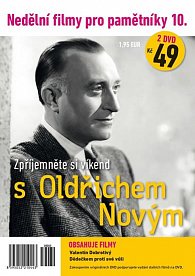 Nedělní filmy pro pamětníky 10. - Oldřich Nový - 2 DVD pošetka