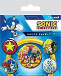 Sonic - set odznaků