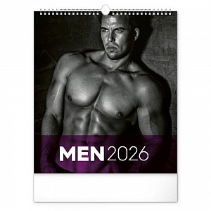 Kalendář 2026 nástěnný: Men, 30 x 34 cm