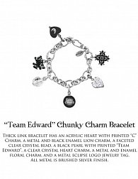 Eclipse: náramek se šperkem"Team Edward"