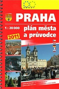 Praha plán města 1:20T a průvodce 2011