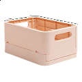 Exacompta Smart case - skládací úložný box, recyklovaný PP, MINI, lososový