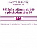 Sada kartiček M6 - sčítání a odčítání do 100 s přechodem přes 10, 1.  vydání