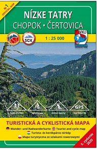 Nízke Tatry Chopok - Čertovica 1:25 000