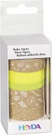 HEYDA Sada lepicích pásek - natur lístky zelené