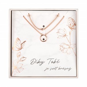 Dvojitý náhrdelník - Díky Tobě