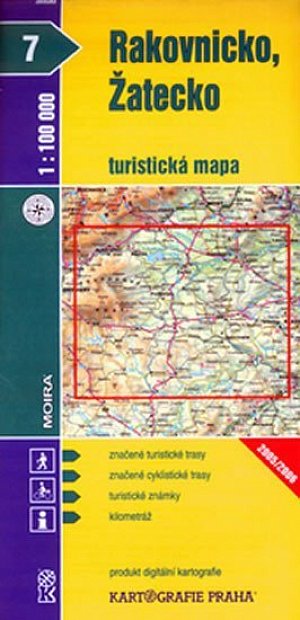 1:100T ( 7)-Rakovnicko,Žatecko (turistická mapa)