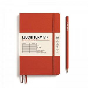Leuchtturm1917 Zápisník Fox Red Softcover B6+ linkovaný