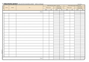 Kniha evidence DPH, A4, 32 listů