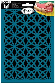 Šablona Aladine silikonová 21x14,8 cm - geometrie