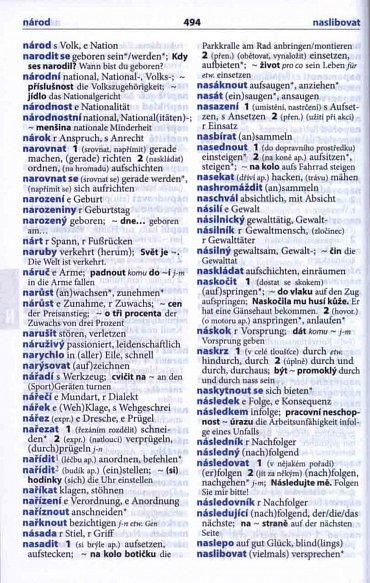 Náhled Německo-český, česko-německý šikovný slovník...… nejen do školy, 3.  vydání