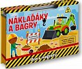Náklaďáky a bagry - Box s magnety
