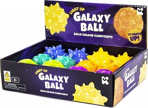 Svítící skákací míček Galaxy