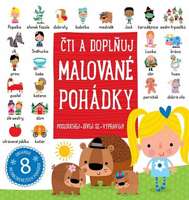 Náhled Malované pohádky - Čti a doplňuj