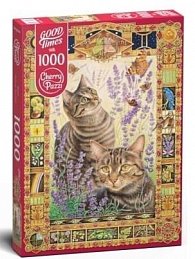 Cherry Pazzi Puzzle - Kočky 1000 dílků