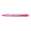 UNI gumovatelné pero stiskací URN-181, 0,7 mm, růžové