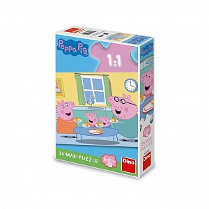 Puzzle Peppa Pig Oběd 24 maxi dílků
