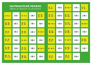 Pexeso: Matematika - Dělení se zbytkem se závorkami