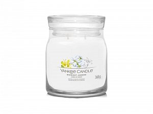 YANKEE CANDLE Midnight Jasmine svíčka 368g / 2 knoty (Signature střední)