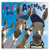 Kalendář 2015 - Funny Animals - nástěnný (CZ, SK, HU, PL, RU, GB)