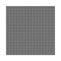 BRIXIES Plus 225.011 Základní podložka na stavění - tmavě šedá 25,5 x 25,5 cm