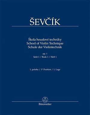 Škola houslové techniky op. 1, sešit 1, 1. poloha