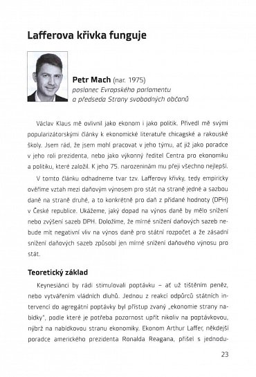 Náhled Mladí ekonomové (o) Václavu Klausovi - Festschrift k 75. narozeninám