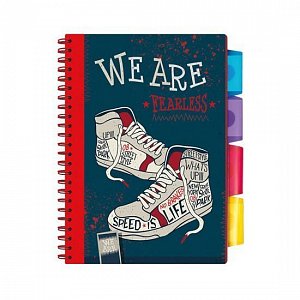 Spirálový sešit A5 s pořadačem We Are, 1.  vydání